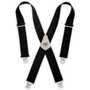 Custom Leathercraft 110BLK 2" Work Suspenders Black Image 0