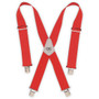 Custom Leathercraft 110RED  2" Work Suspenders Red Image 0