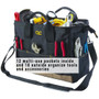 Custom Leathercraft 1165   16" Large Bigmouth Tool Tote Bag Image 2