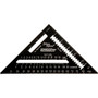 Johnson Level & Tool Manufacturing 1904-0700  7" Johnny Square Professional Easy-Read Aluminum Rafter Square Image 0
