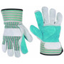 Custom Leathercraft 2047 Work Gloves with Double Leather Palm and Safety Cuff, 1-Pair  Image 0 Custom Leathercraft 2047 Work Gloves with Double Leather Palm and Safety Cuff, 1-Pair  Image 0
