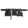 Custom Leathercraft 5605L Black, 18 Pocket 5 Piece Professional Carpenter's Combo Large (40"-46") Image 0