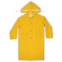 Custom Leathercraft R105L  2 Piece Yellow Heavyweight PVC Trench Coat - Large Image 0