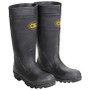 Custom Leathercraft R23012  Over The Sock Black PVC Rain Boot Size 12 Image 0