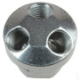 Coilhose Pneumatics 3002-DL  3-Port 1/4" Tri-Pod Aluminum Manifold with 1/4" Inlet Image 0