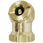 Coilhose Pneumatics CH10-DL  Brass Ball Foot Chuck with 1/4" Female NPT Image 0