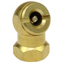 Coilhose Pneumatics CH10CP  Brass Ball Foot Chuck with 1/4" Female NPT Image 0