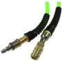 Coilhose Pneumatics PFX4050GS15XS  Air Hose 1/4" X 50' Flexeel Max Industrial 1/4" x 50' Flexeel Max Polyurethane Reinforced Air Hose - Transparent Neon Green Image 1