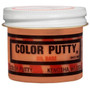 Color Putty 124  3.68oz Oil Based Wood Filler Putty - Redwood Image 0