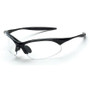 Crossfire 1524  Cobra Safety Glasses Clear Lens - Matte Black Frame Image 0