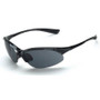 Crossfire 1541  Cobra Safety Glasses Smoke Lens - Crystal Black Frame Image 0