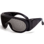 Crossfire 19218  Wire Mesh Over-the-Glass Safety Eyewear - Matte Black Frame Image 0