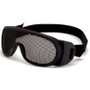 Crossfire 19220  Wire Mesh Over-the-Glass Safety Eyewear Goggles with Elastic Strap - Matte Black Frame Image 0