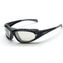 Crossfire 2724AF  Diamondback Safety Glass Clear Anit-Fog Lens - Foam Lined Matte Black Frame Image 0