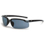 Crossfire 2961 ES5 Safety Glasses Smoke Lens - Pearl Black Frame Image 0