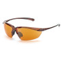 Crossfire 91116  Sniper Safety Glasses HD Copper Lens -  Crystal Brown Frame Image 0