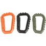 Custom Accessories Utility Multi-Color Tactical Carabiner 3 Pack (17608) Image 0