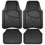 Armor All 78846  4 Piece All Season Floor Mat - Black Image 0