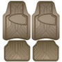 Armor All 78848  4 Piece All Season Floor Mat - Tan Image 0