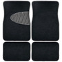 Armor All 78914  4 Piece Carpet With Heal Pad Floor Mat - Black Image 0