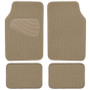 Armor All 78962  4 Piece Luxury Carpet Floor Mat - Tan Image 0