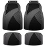 Armor All 79969  4 Piece Rubber Carpet Floor Mat - Black Image 0