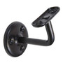 GatePro 1800753  3" Outdoor Handrail Bracket - Black Finish Image 0