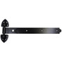 GatePro 5093003  12" Heavy Reversible Gate Hinges - Black Finish - 1 Pair Image 0