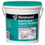 DAP 25192  Weldwood Multi-Purpose Ceramic Tile Adhesive - White Gallon Image 0