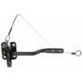 GatePro 6011013  2" Auto Gate Latch with Release Cable - Black Finish Image 0