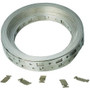 Breeze 4006  Make-A-Clamp 50' of 1/2" Wide Stainless Steel Banding and 5 Band Splices Image 0