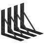 GatePro 7050003  25" - 72" Gate Anti-Sag Building Kit - Black Finish Image 2