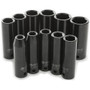 Performance Tool M590DB  11 Piece 1/2" Drive SAE Deep Impact Socket Set - 3/8 to 1 inch Image 0
