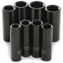 Performance Tool M595DB  8 Piece 3/8" Drive Metric Deep Impact Socket Set - 10 to 19mm Image 0
