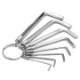 Performance Tool W1108C  8 Piece Metric Hex Key Wrench Ring Set (1.5mm to 6mm) Image 2