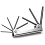 Performance Tool W1317  8 Piece Folding Star Key Wrench Set (T-9 to T-40) Image 0