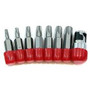 Performance Tool W1386  8 Piece Tamper Resistant Star Bit Set Image 1