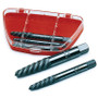Performance Tool W2966  5 Piece Heavy Duty Screw Extractor Set with Case Image 0