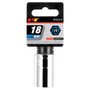 Performance Tool W32218  1/2" Drive 18mm 6 Point Socket Image 1
