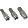Performance Tool W86023  3 Piece Large Hex Bit Socket Set Image 0