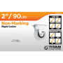 Titan Casters 4033255T  Rigid Caster 2" Dyna Tread Wheel Image 1