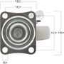 Titan Casters 4036355T  Swivel Caster 3" Grey Wheel with Brake Image 3