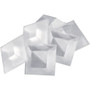 SoftTouch 4114395N  Self-Stick Noise Dampening Bumpers 3/4" Clear Square Pads - 6 Piece Image 0