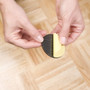 SoftTouch 4118395N  Round Heavy Durty Non Slip Grippers Self Stick Furniture Pads 1.5" Brown - 4 per Package Image 2