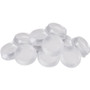 SoftTouch 4215395N Super Sliders Round Self Stick Bumper Pads 1/2" - 12 Pack Image 0