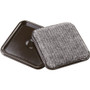 SoftTouch 4291995N  Caster Cup 2-1/2" Square Carpet Base - 4 Pack Image 3