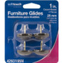 SoftTouch 4293195N  Carpet Base Nail On Glides 1" Image 0