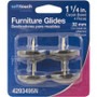 SoftTouch 4293495N  Carpet Base Nail On Glides 1-1/4" Image 0