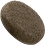 Super Sliders 4338495N  Formed Felt Slider Brown 1" - 4 Piece Image 1