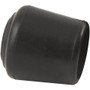 SoftTouch 4440295N  1/2" Black Rubber Leg Tips Image 1